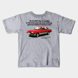 FORD CORTINA CRUSADER - 80s ad Kids T-Shirt